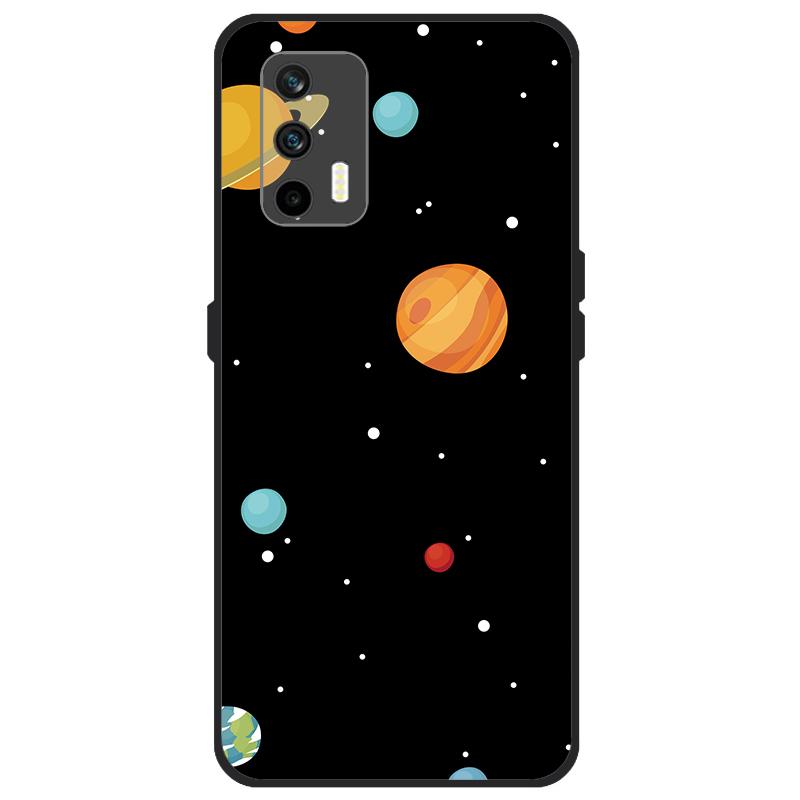 Funda Para Realme GT 5G Funda RMX2202 Cubierta Trasera de Silicona Suave Para OPPO Realme GT 5G 6.43 pulgadas Dibujos Animados TPU Parachoques de Teléfono Bolsas Estuche