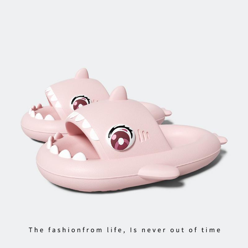 Special Edition Largeeyed Shark Slipon Slippers With Waterproof Eva For Couples Home Use