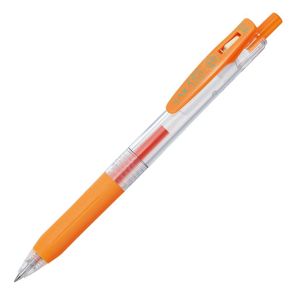 Zebra Sarasa Clip Gel Ballpoint 10 Pen, 0.4 Inch, Colors, JJS15-10CA