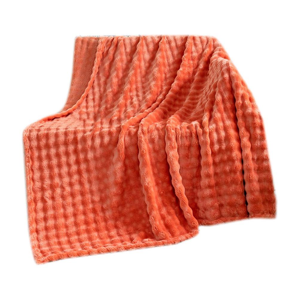 70x100cm Monolayer Coral Fleece Blanket Warm Thickened Sofa Throw Gifts Flannel Blanket