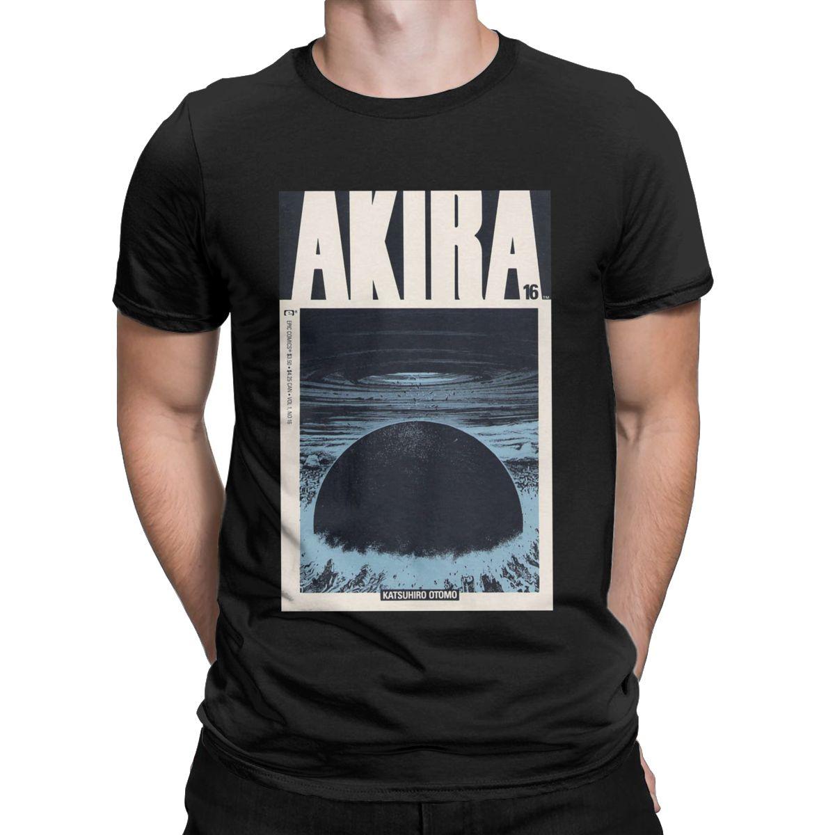 

Akira Volume #16 Cover T Shirt for Men 80s future anime Akira Casual Tees Short Sleeve Round Neck T-Shirts Cotton Classic Tops 4XL