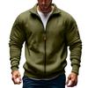 Mens Full Zip Sweatshirts And Tall Casual Stand Collar  Workout Jackets Outdoor Lightweight Athletic Coat