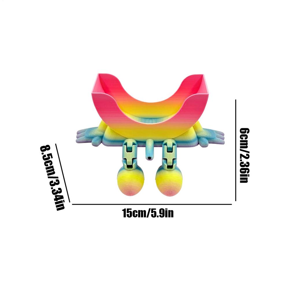 

Sponge Holder For Sink 3D Printed Counter Draining Stand Funny Sponge Stand For Home Apartment Bathroom Kitchen Countertop бежевий