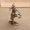 Copper European Beautiful Knight Model Miniatures Figurine Vintage Strong Men Warrior Ornament Desktop Decoration Accessories