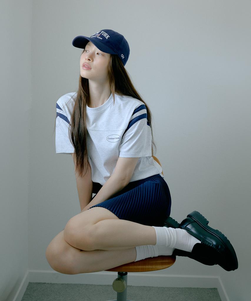 Ausdoeoboiseu Aircorepro™ Varsity Tee (Light Heather Gray)