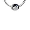 Harry Potter Sterling Silver Hogwarts Castle Spacer Bead Silver