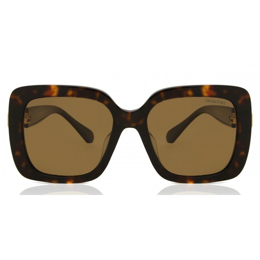 

Swarovski Sk6001f Asian Fit Polarized 100283 Women Sunglasses Tortoise/55