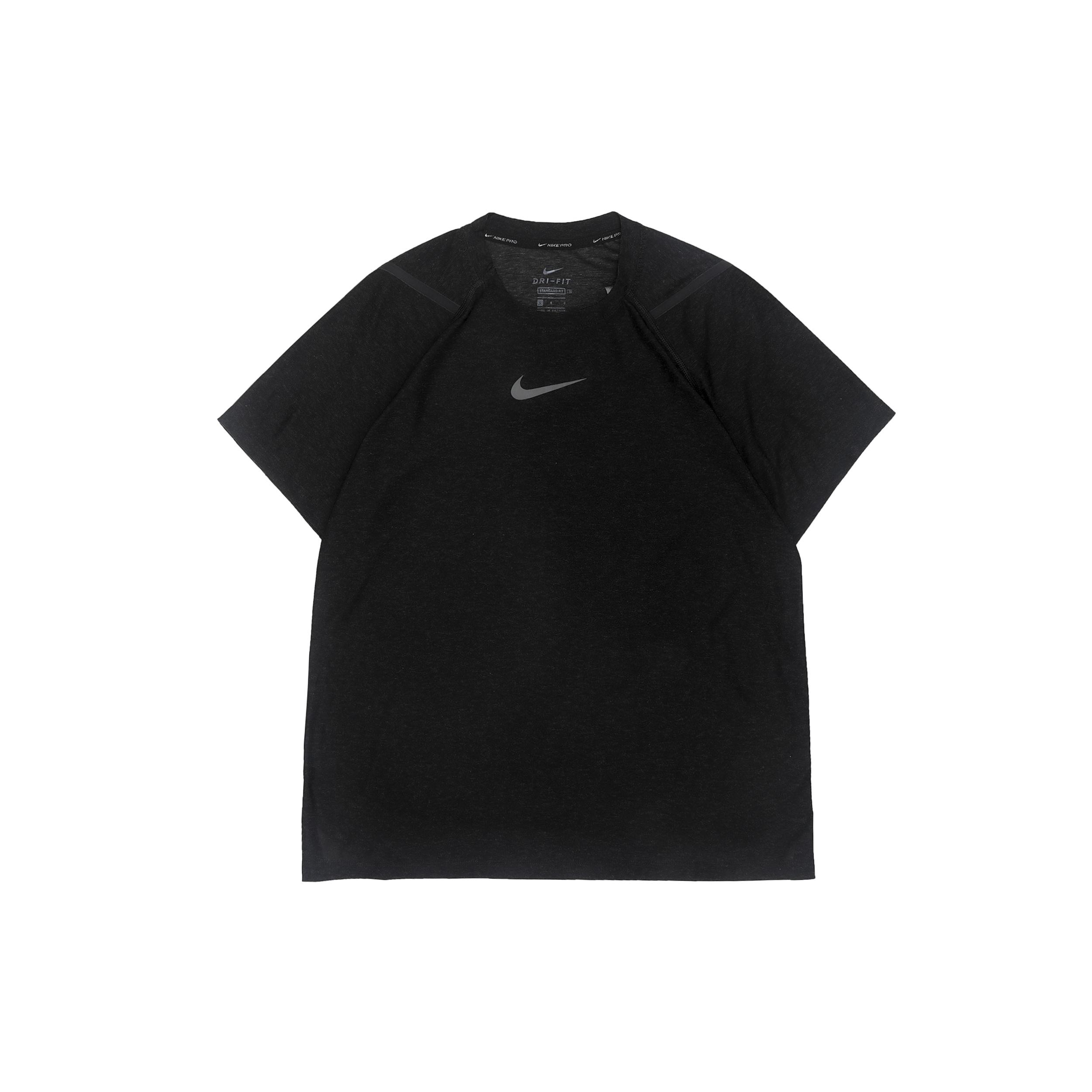 Nike Athleisure Casual Sports Breathable Round Neck Short Sleeve Black Men s CU4990-010 XL