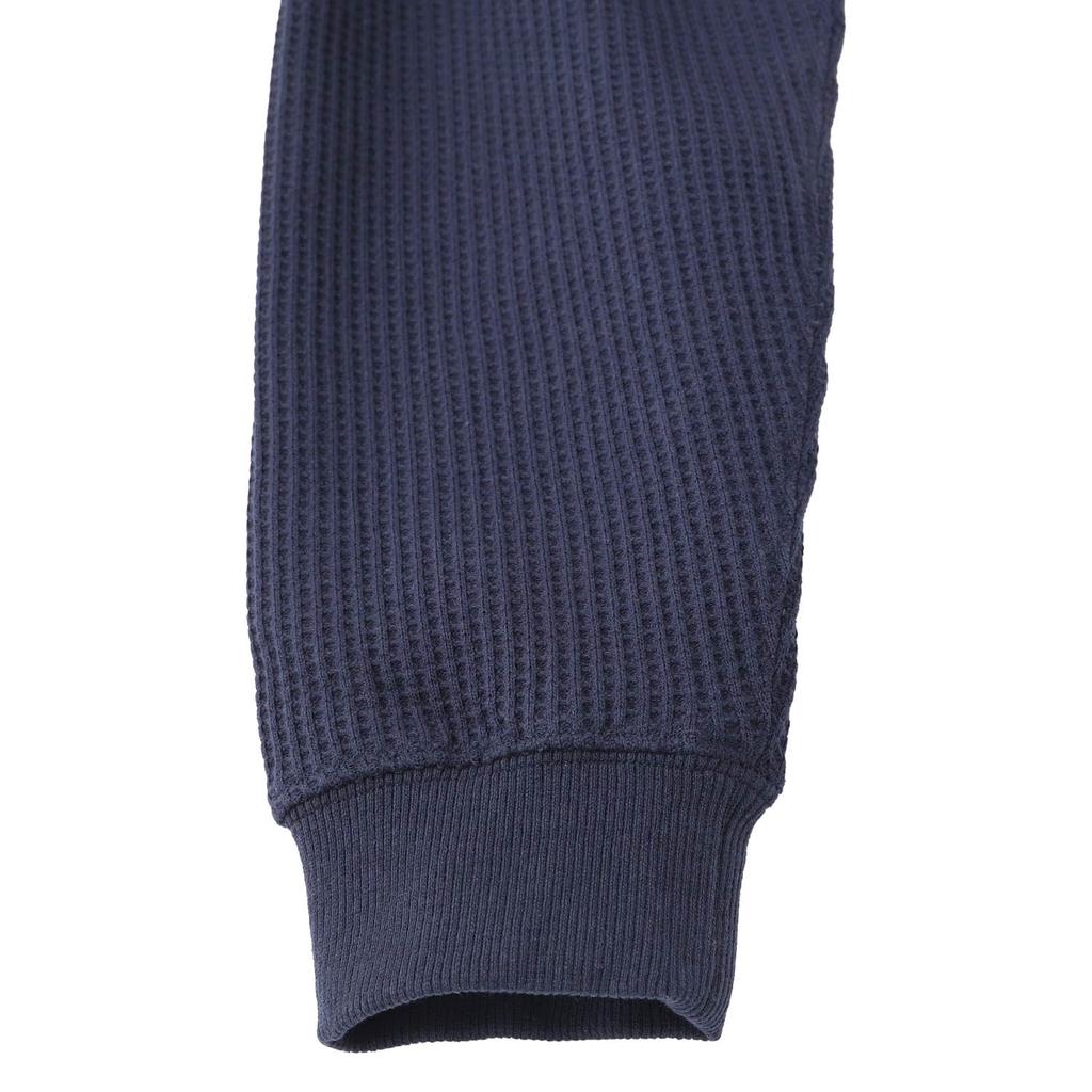 ECO HYBRID WAFFLE Hybrid Waffle Long Sleeve Tee [NANGA] L/S TEE/Eco NW2311-1G218 (XL, BLK)