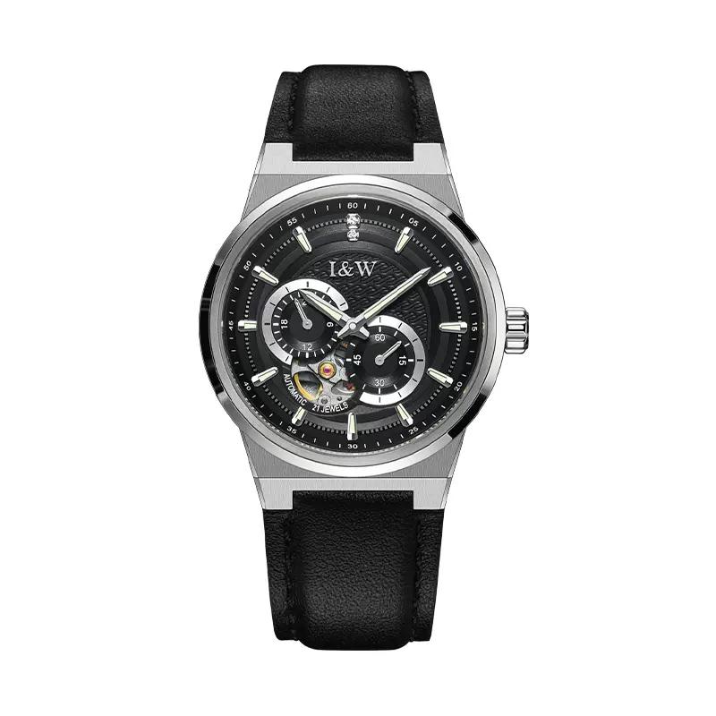 IW Top Brand Luxury Men's Sports Watches 5ATM Waterproof Automatic Mechanical Watch Men Military Wrist Watch Male relogio