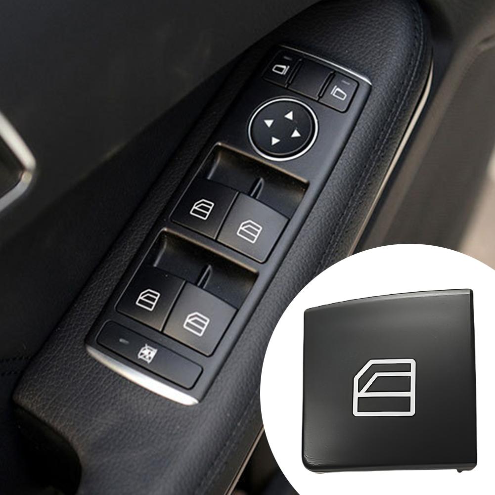 Switch Button Cover Cap Car Glass Lift Power Control Button Window Master Switch Caps for Mercedes Benz C GLK E W204 X204 W212
