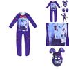 Unisex Sundrop Fnaf Toy Bear Cosplay Costume Bodysuit Jumpsuit Mask Glove For Carnivals