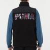 PUMA Vests Men's Black Stand Collar Moderate Other 534977-01