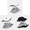 Unisex Cotton Cow Pattern Print Sun Hat With Sunshade And Antiinsect Function For Beach And Outdoor Activities