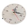 Vintage Round Wood Table Desk Wall Analog Clock for Living Room Bedroom Office (12cm)