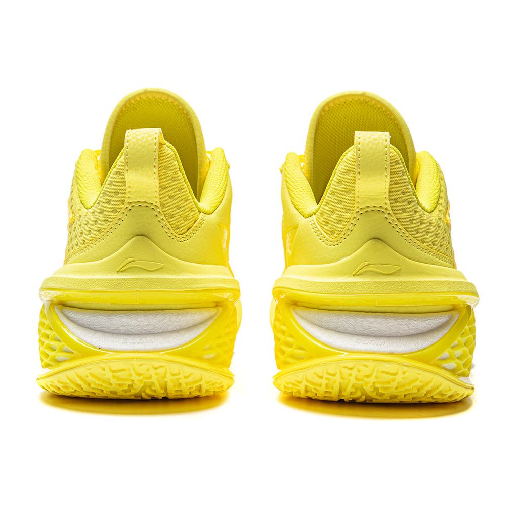 Li Ning Air Strike 11 Cushioning Slip Resistant Lightweight Low Top Performance Basketball Shoes Men's Yellow ABAU055-8