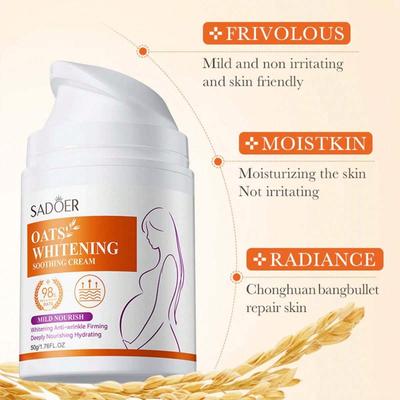Oat Amino Acid Soothing Cream Ultra Moisturizing Nourishing Face Cream for Delicate Skin