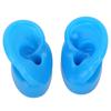 Coppia Modello Auricolare in Silicone Morbido Display Auricolari Stampo Strumento per Pratica Piercing Oggetti di Scena per Dimostrazione Insegnamento Esposizione Gioielli