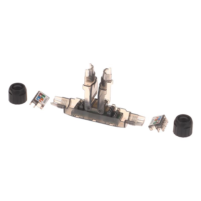 Terminal Network Extension Cable Tool-Less Extension Connector Network Extender Junction Adapter Connection Box