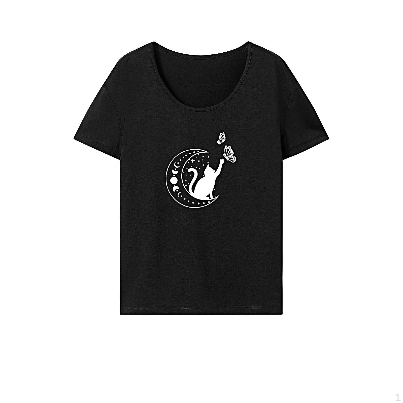 

T Shirt for Women Summer Comfortable Casual Crew Neck Street Sports