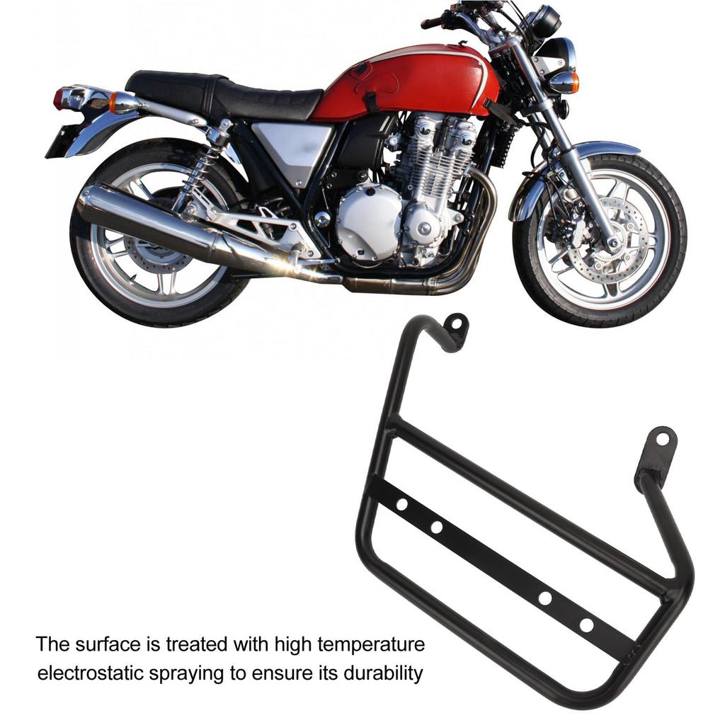Saddlebag Bracket, Iron Easy Installation Long Life Motorcycle Side Luggage Rack 12mm for CB1100 RS 2017-2023 (Left HC592 BBZJ)