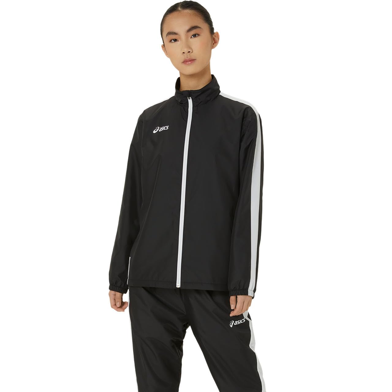 

Тренировочная одежда Куртка-ветровка с трикотажной подкладкой 2032D072 Performance Black L [Asics] Женская