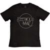 Men's Fleetwood Mac Classic Logo T-shirt X-Large Black