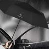 1Pcs Car Portable Folding Automatic Three Folding Umbrella Sunshade For Mercedes-Benz AMG W247 W176 W177 W207 W203 W204 GLA GLC X253 GLK GLA Class