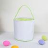 Easter Hand Gift Bag Bunny Pattern Handle Design Easter Egg Hunt Basket DIY Gift Candy Storage Pouch