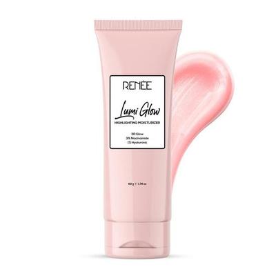 RENEE Lumi Glow Crema Idratante Illuminante, Arricchita con il 3% di Niacinamide e l'1% di Acido Ialuronico e Antirughe, Pelle Luminosa Non Appiccicosa - 50g