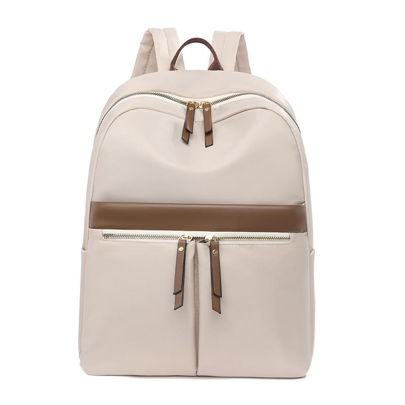 

Женский рюкзак большой вместимости, нейлоновый рюкзак в стиле пэчворк бежевый