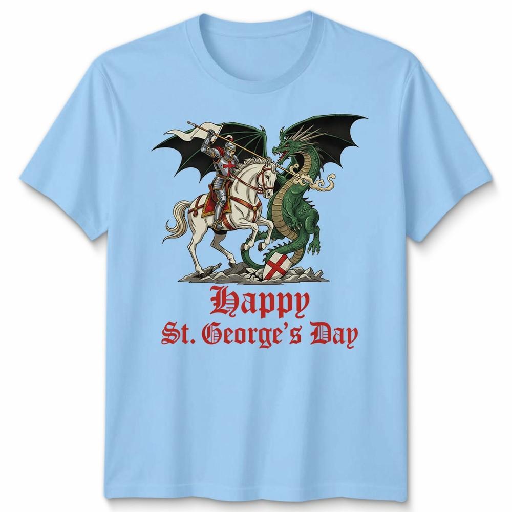 St Georges Day Patriotic Unisex Tshirt Design S
