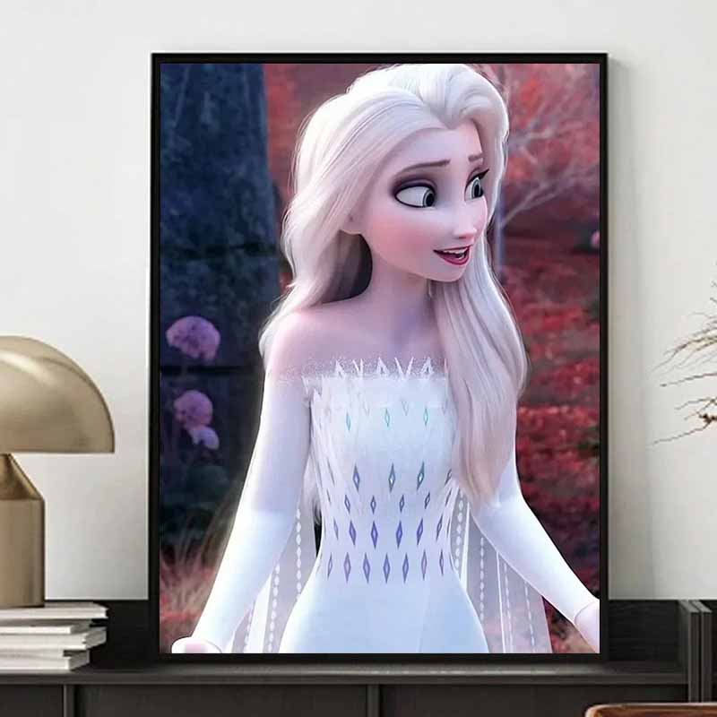 Disney Diamond Painting Elsas Classic Look From Frozen  5D Diamond Painting Art Embroidery Cross Stitch Room Decoration