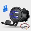 Digital Display Power Adapter Fast Charging Power Supply Portable Vehicle USB Charger  Truck