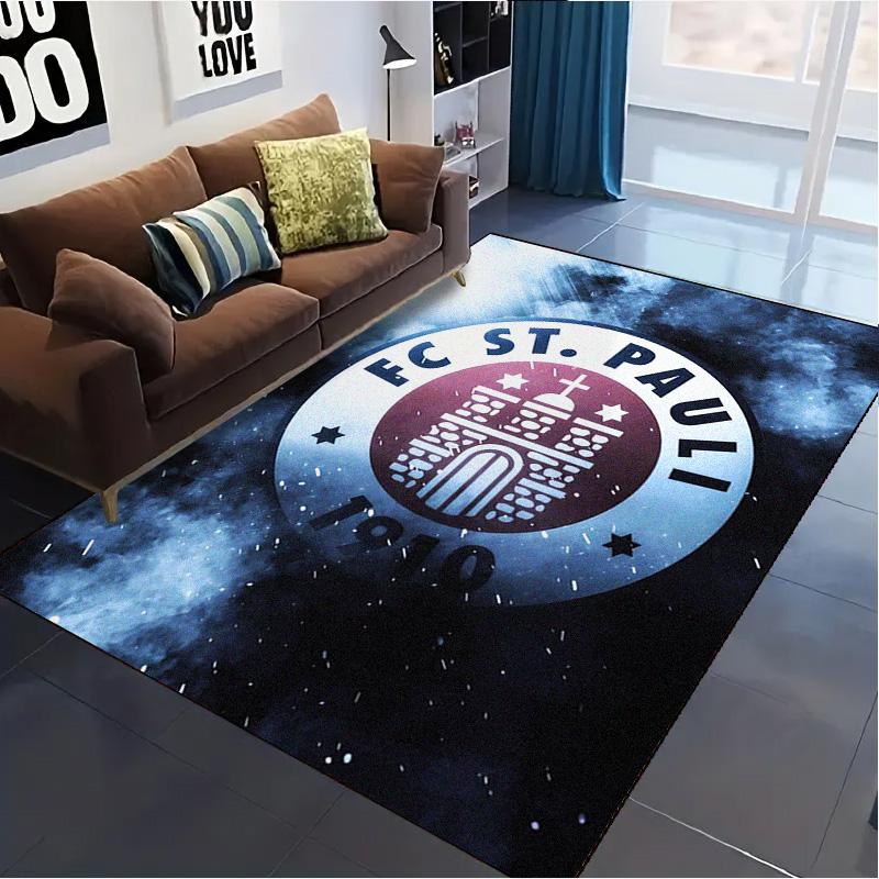 FC St. Tappeto Pauli per Soggiorno Camera da Letto Casa Decorazione Divano, Tappetino Antiscivolo per Giochi Bambini