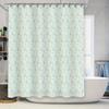 Shower Curtain Farmhouse Rustic Nature Floral Botanical Linen Texture Waterproof Bathroom Decor Vintage Home Decor Modern Farmho