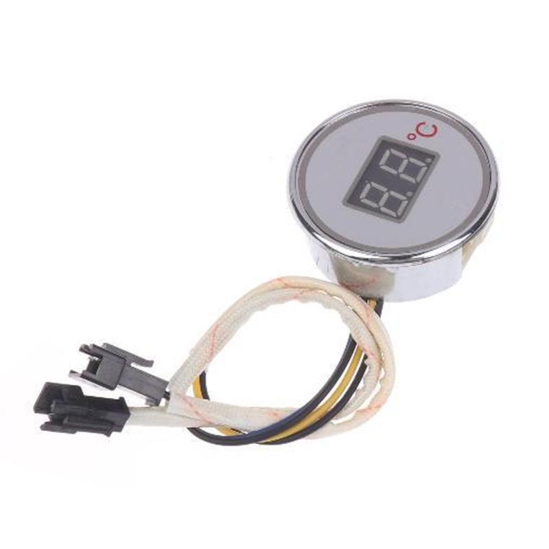 Round/Square Temperature Digital Display Meter Household Natural Gas Water Heater Liquefied Replacement Accessories