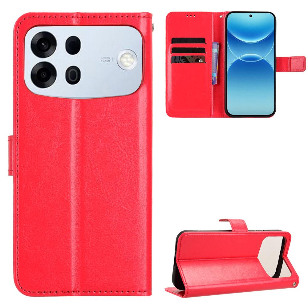 Flip Covers For OPPO A7 Pro Max 5G / OPPO F35 Pro 5G Leather Case [Flip Vintage Leather] Shockproof Durable Retro Phone Case