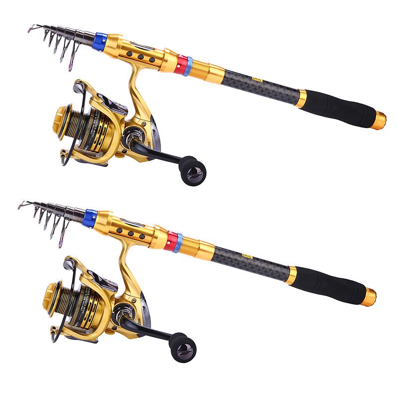 SOUGAYILANG Kombinace rybářského prutu a přívlačového navijáku pro plavbu na moři Sladkovodní rybolov ve slané vodě