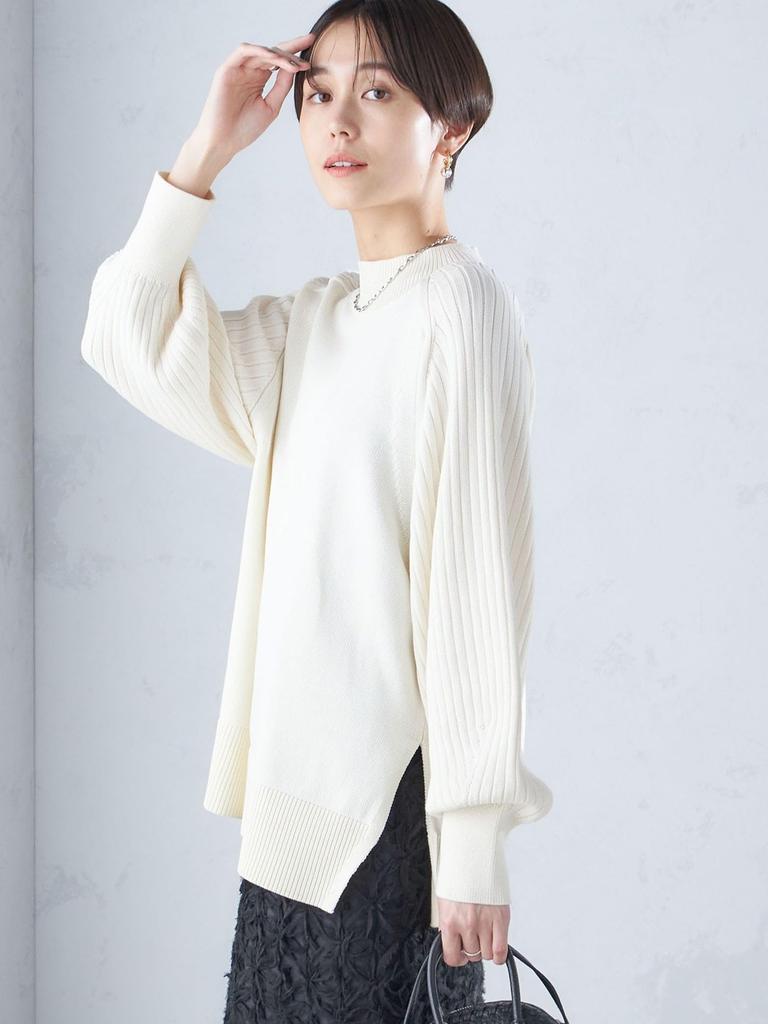 Ships for Women Knitted Mercerized Knit One Pullover, Handwashable, Cotton, Fabric, Size, 316010800, Off-White