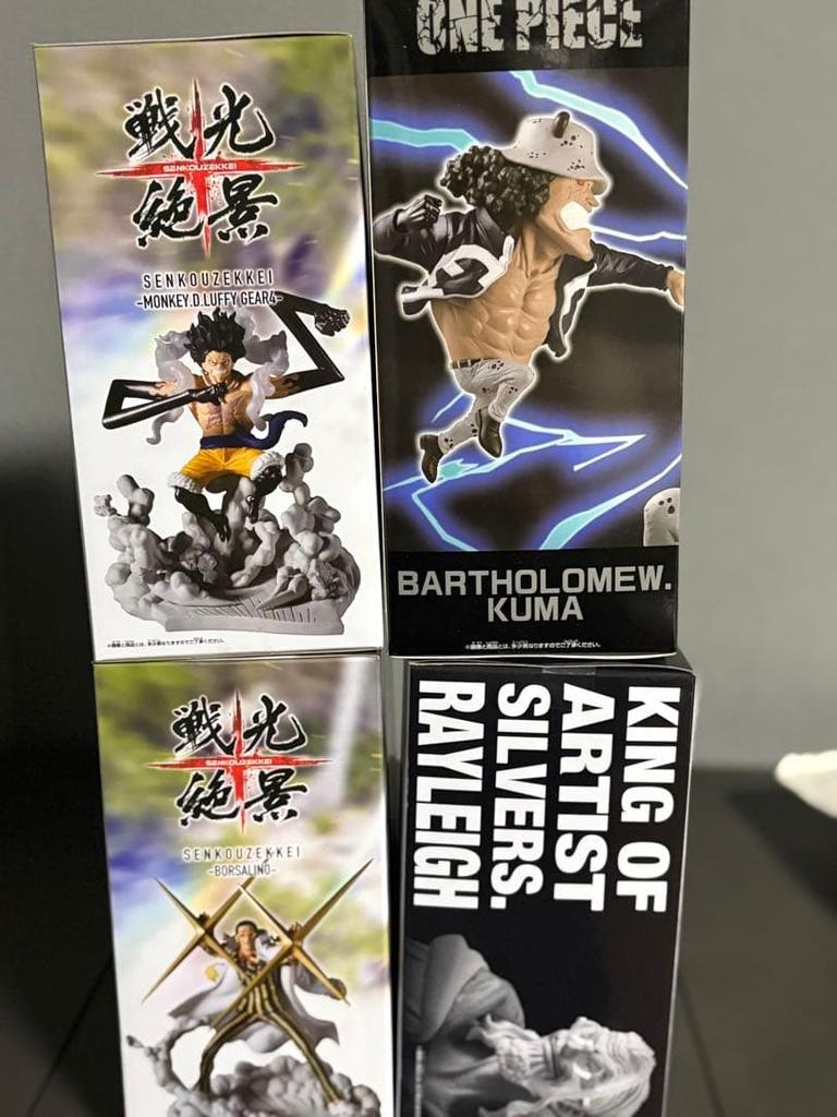 One Piece Figure Set Four Pieces.