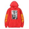 Chainsaw Man, Electric Black And White Print Autumn And Winter Men'S And Women'S Fleece Hoodie Loose Sweater Hoodie Top