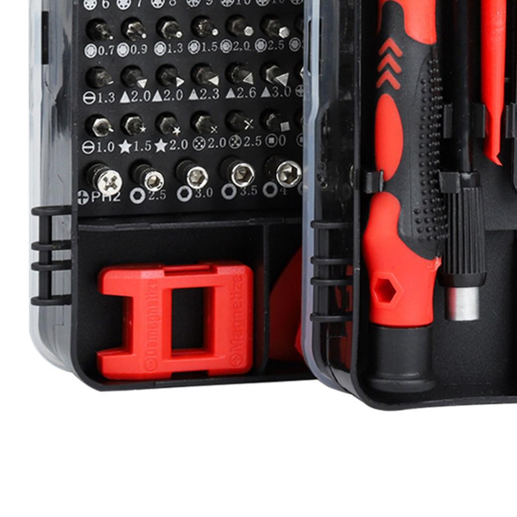 Carbon Steel Screwdriver Set Multipurpose Electronic Disassembly and Repair Tools for Watch Mobile Phone Red