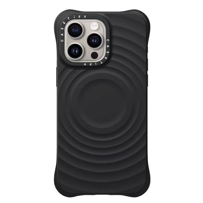 

White Wave MagSafe Case for iPhone 16 Pro Max/17 Pro iPhone 14 Pro