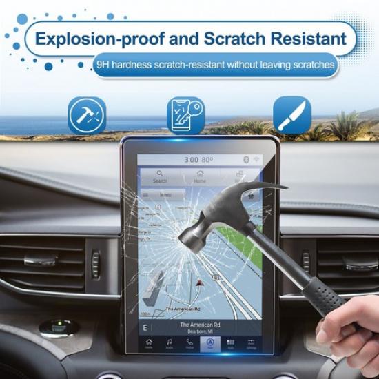 LFOTPP Car Screen Protector Tempered Glass 10.1-inch For 2020-2023 Ford Explorer