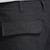 Nike Solid Color Zipper Straight Leg Work Pants Men Bottoms Black FQ0496-010