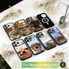 Funny Cute Dog Phone Case For iPhone17,16,15,14,13,12,11 Plus,Pro Magnetic For Magsafe Wireless Charging