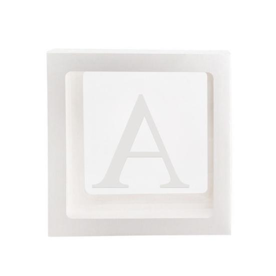 

Коробка с воздушными шарами Изысканный декор для вечеринки Принадлежности для детского праздника Картонный куб с буквой от A до Z Прозрачная коробка для предложения руки и сердца A