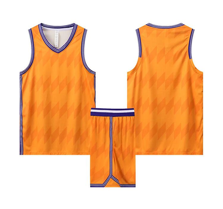 Basketball Suit Sports Men'S Vest Basketball Suit Youth Children Primary School Students Training Suit Digital Printing