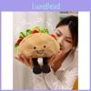 Adorable Plush Toy Cute Burger Pizza Taco Doll Soft Stuffed Animal For Babies